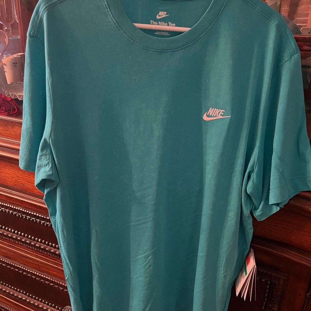 Nike Blue Short Sleeve Tee Vibrant Casual Wear